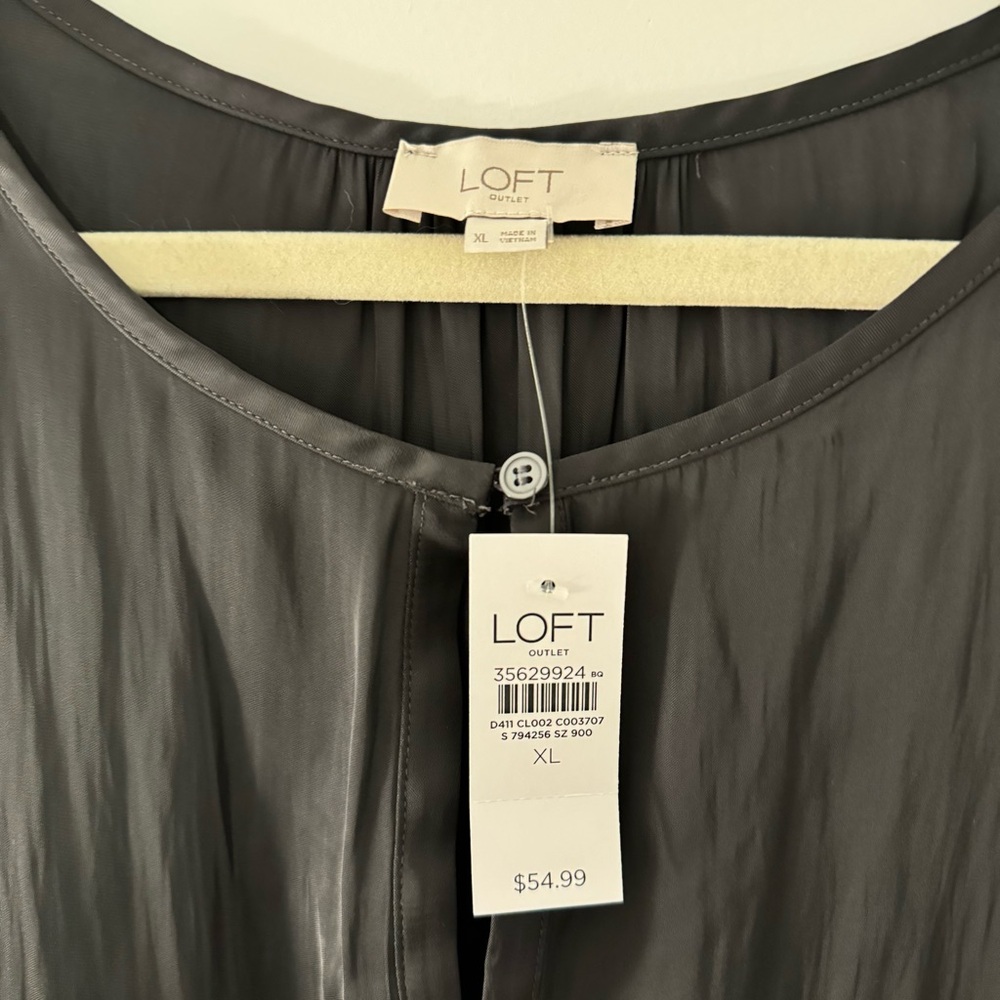 Loft satin tank